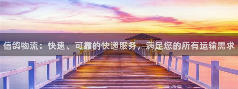 28圈官方：信鸽物流：快速、可靠的快