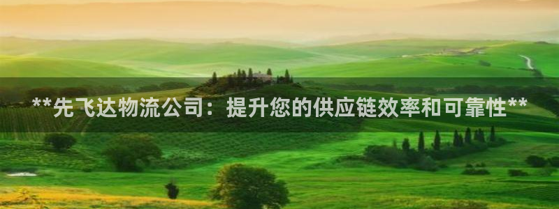 28圈网站平台：**先飞达物流公司：