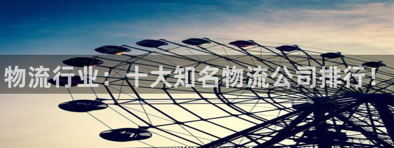 28圈怎么注册下载：物流行业：十大知